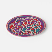 Assiettes En Carton calligraphie arabe. polices (Angle)