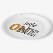 Assiettes En Carton Calligraphie sauvage un blanc Plaque de papier (Angle)