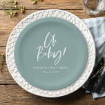 Assiettes En Carton Calligraphie simple Baby shower neutre entre les s<br><div class="desc">Calligraphie simple Genre Plaques de papier Baby shower neutre dispose d'une calligraphie amusante et moderne sur des couleurs audacieuses et solides.</div>