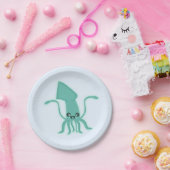 Assiettes En Carton Calmar de Kawaii (Fête)