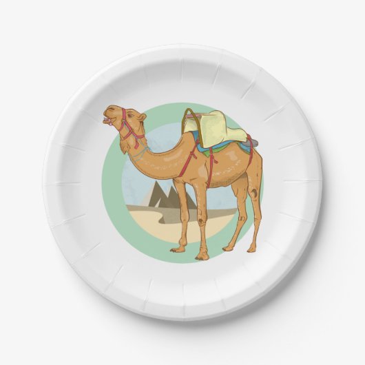 Assiettes En Carton Camel Trek Cairo (Devant)