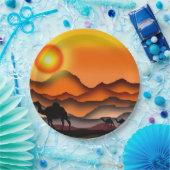 Assiettes En Carton Camels (Fête)