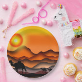 Assiettes En Carton Camels (Fête)