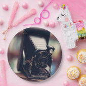 Assiettes En Carton Caméra vintage (Fête)