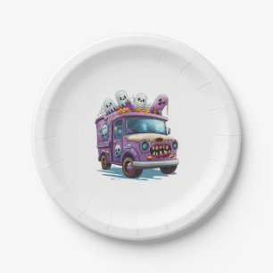 Assiettes En Carton Camion à glace hanté