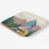 Assiettes En Carton Camion Bonne fête d'anniversaire amusant transport (Angulaire)