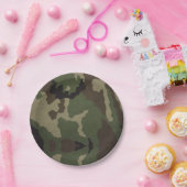 Assiettes En Carton Camion en bois de tôle à papier rond de 7 po (Fête)