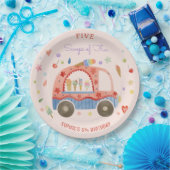 Assiettes En Carton Camion glace Scoops of fun anniversaire de enfant (Fête)