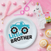 Assiettes En Carton Camion Little Brother Monster (Fête)
