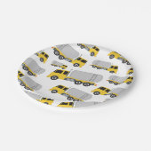 Assiettes En Carton Camions de transport de camions-citernes (Angle)