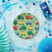 Assiettes En Carton Camions Voitures Cute 1er Anniversaire Thème de fê (Fête)