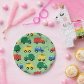 Assiettes En Carton Camions Voitures Cute 1er Anniversaire Thème de fê (Fête)