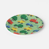 Assiettes En Carton Camions Voitures Cute 1er Anniversaire Thème de fê (Angle)