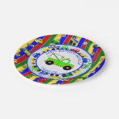 Assiettes En Carton Camions, voitures, tracteurs et signalisation rout (Angle)