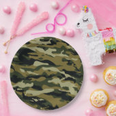 Assiettes En Carton Camo (Fête)
