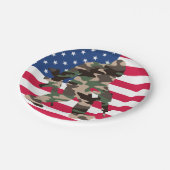 Assiettes En Carton Camo Bigfoot Sasquatch (Angle)