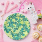 Assiettes En Carton Camo d'ananas Hawaiian Tropical (Fête)
