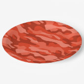 Assiettes En Carton Camo monochrome Soda orange (Angle)