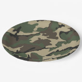 Assiettes En Carton Camo vert, Plaques de papeterie (Angle)