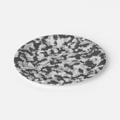 Assiettes En Carton camouflage (Angle)