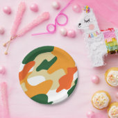 Assiettes En Carton camouflage (Fête)