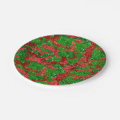 Assiettes En Carton Camouflage De Parties scintillant Des Haus De Camo (Angle)