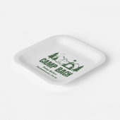 Assiettes En Carton Camp Bach Bachelorette Livre vert Napkin (Angulaire)