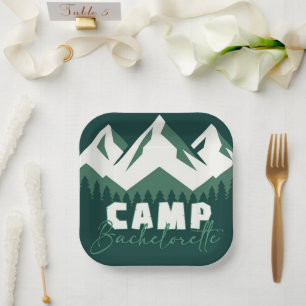 Assiettes En Carton Camp Bachelorette