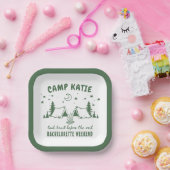 Assiettes En Carton Camp Bachelorette (Fête)