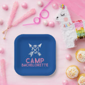 Assiettes En Carton Camp de filles (Fête)
