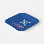 Assiettes En Carton Camp de filles (Angulaire)