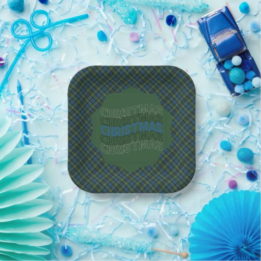 Assiettes En Carton Campbell Argyll Ancient Scottish Tartan Christmas (Fête)