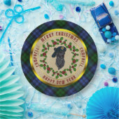 Assiettes En Carton Campbell Scottie Dog Plaque de papier de Noël (Fête)