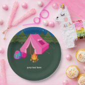 Assiettes En Carton Camping (Fête)