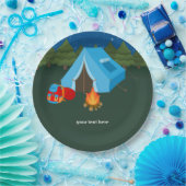 Assiettes En Carton Camping (Fête)