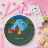 Assiettes En Carton Camping (Fête)
