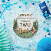 Assiettes En Carton Camping 2e fête d'anniversaire (Fête)