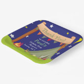 Assiettes En Carton Camping Anniversaire fête Dormir Khaki Vert (Angulaire)