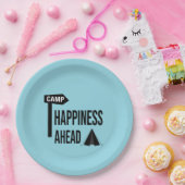 Assiettes En Carton Camping cool (Fête)