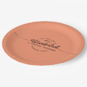 Assiettes En Carton Camping d'aventure d'envie de voyager (Angle)