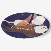 Assiettes En Carton Camping Marshmallows Stars Camping Extérieur (Angle)