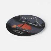 Assiettes En Carton Camping Outdoor Adventure Camping Fête d'anniversa (Angle)