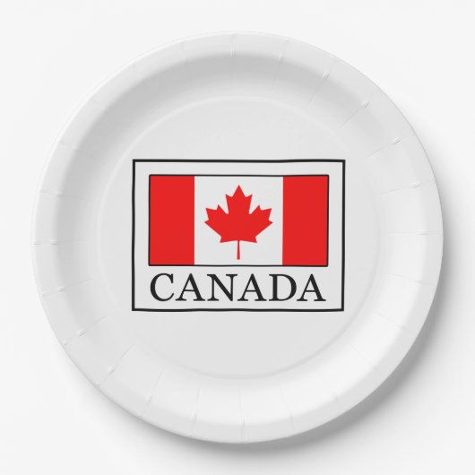 Assiettes En Carton Canada (Devant)