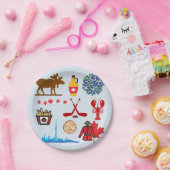 Assiettes En Carton Canada Fun (Fête)
