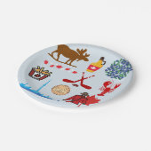 Assiettes En Carton Canada Fun (Angle)