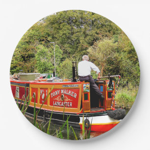 ASSIETTES EN CARTON CANAL NARROWBOATS