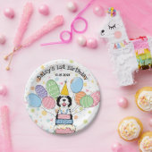 Assiettes En Carton Canard à canon noir et blanc (Fête)