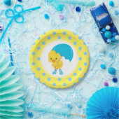 Assiettes En Carton Canard avec Baby shower parapluie (Fête)