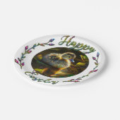 Assiettes En Carton Canard de Pâques (Angle)