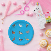 Assiettes En Carton Canards (Fête)